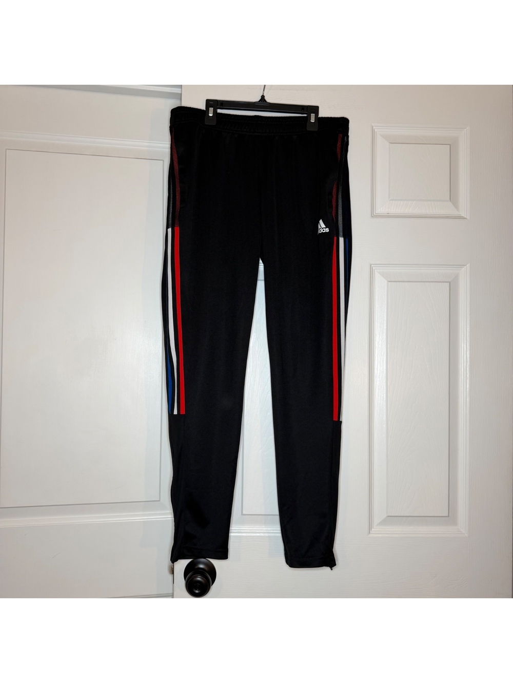 Adidas Primegreen Training Track Pants Black Red White Blue Men’s L  HK7595